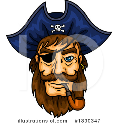 Royalty-Free (RF) Pirate Clipart Illustration by Vector Tradition SM - Stock Sample #1390347