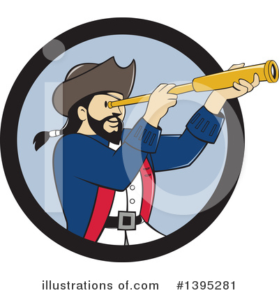 Spyglass Clipart #1395281 by patrimonio