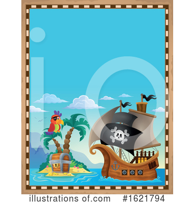 Royalty-Free (RF) Pirate Clipart Illustration by visekart - Stock Sample #1621794