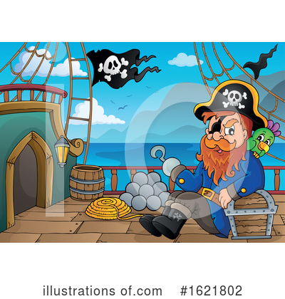 Royalty-Free (RF) Pirate Clipart Illustration by visekart - Stock Sample #1621802