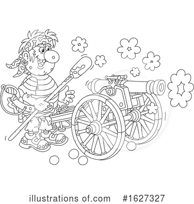Cannon Clipart #1627327 by Alex Bannykh