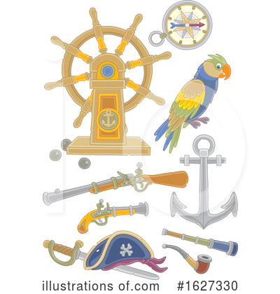Royalty-Free (RF) Pirate Clipart Illustration by Alex Bannykh - Stock Sample #1627330