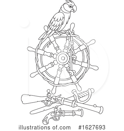 Royalty-Free (RF) Pirate Clipart Illustration by Alex Bannykh - Stock Sample #1627693