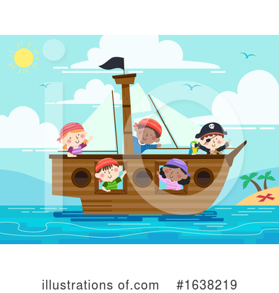 Royalty-Free (RF) Pirate Clipart Illustration by BNP Design Studio - Stock Sample #1638219