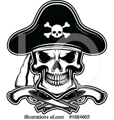 Royalty-Free (RF) Pirate Clipart Illustration by Vector Tradition SM - Stock Sample #1684605