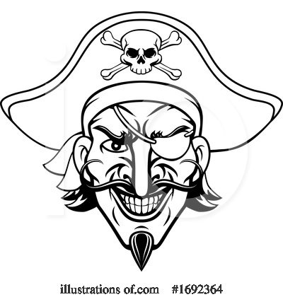 Royalty-Free (RF) Pirate Clipart Illustration by AtStockIllustration - Stock Sample #1692364