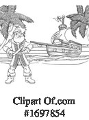 Pirate Clipart #1697854 by AtStockIllustration