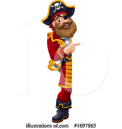 Royalty-Free (RF) Pirate Clipart Illustration by AtStockIllustration - Stock Sample #1697865