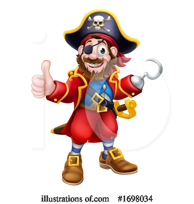 Pirate Clipart #1698034 by AtStockIllustration