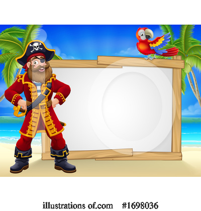 Royalty-Free (RF) Pirate Clipart Illustration by AtStockIllustration - Stock Sample #1698036