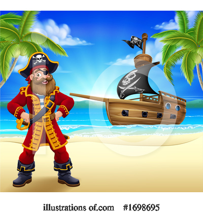 Royalty-Free (RF) Pirate Clipart Illustration by AtStockIllustration - Stock Sample #1698695