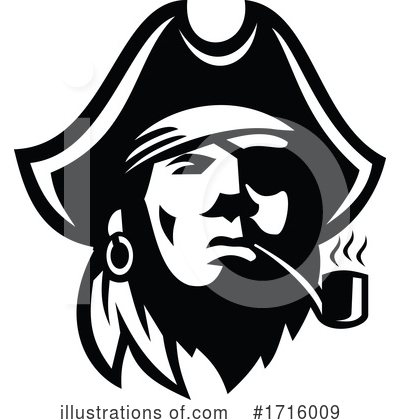 Royalty-Free (RF) Pirate Clipart Illustration by patrimonio - Stock Sample #1716009