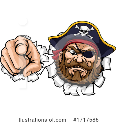 Royalty-Free (RF) Pirate Clipart Illustration by AtStockIllustration - Stock Sample #1717586