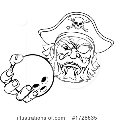 Royalty-Free (RF) Pirate Clipart Illustration by AtStockIllustration - Stock Sample #1728635