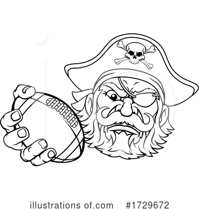 Royalty-Free (RF) Pirate Clipart Illustration by AtStockIllustration - Stock Sample #1729672
