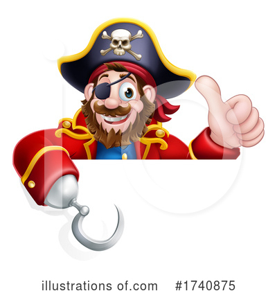 Royalty-Free (RF) Pirate Clipart Illustration by AtStockIllustration - Stock Sample #1740875