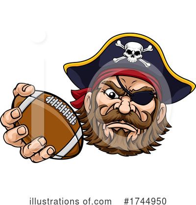 Royalty-Free (RF) Pirate Clipart Illustration by AtStockIllustration - Stock Sample #1744950