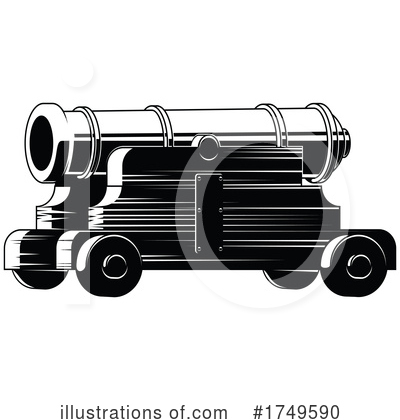 Cannon Clipart #1749590 by Vector Tradition SM