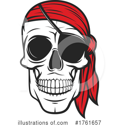 Skull Clipart #1761657 by Vector Tradition SM
