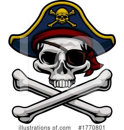 Royalty-Free (RF) Pirate Clipart Illustration by AtStockIllustration - Stock Sample #1770801