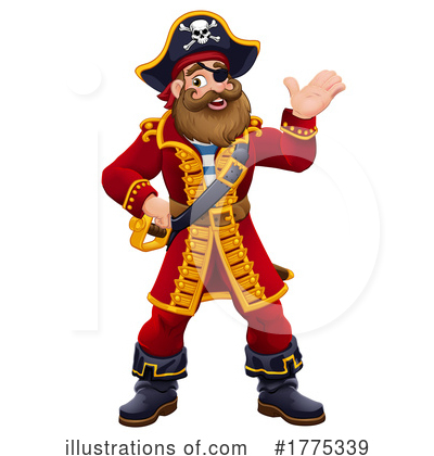 Royalty-Free (RF) Pirate Clipart Illustration by AtStockIllustration - Stock Sample #1775339