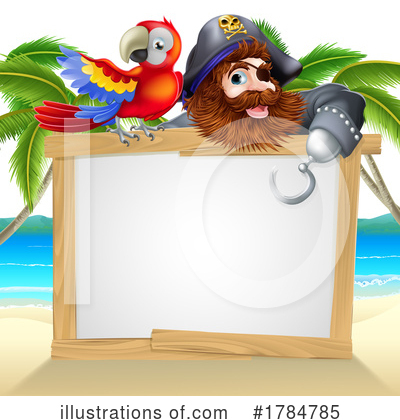 Tropical Beach Clipart #1784785 by AtStockIllustration