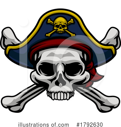 Royalty-Free (RF) Pirate Clipart Illustration by AtStockIllustration - Stock Sample #1792630