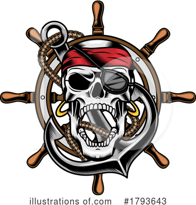 Royalty-Free (RF) Pirate Clipart Illustration by Hit Toon - Stock Sample #1793643