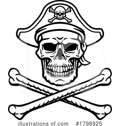 Royalty-Free (RF) Pirate Clipart Illustration by AtStockIllustration - Stock Sample #1798925