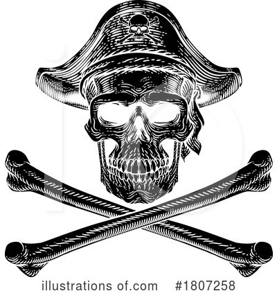 Pirate Hat Clipart #1807258 by AtStockIllustration