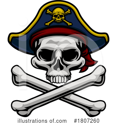 Royalty-Free (RF) Pirate Clipart Illustration by AtStockIllustration - Stock Sample #1807260