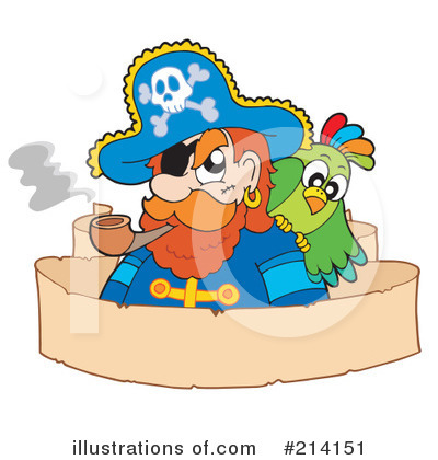 Royalty-Free (RF) Pirate Clipart Illustration by visekart - Stock Sample #214151