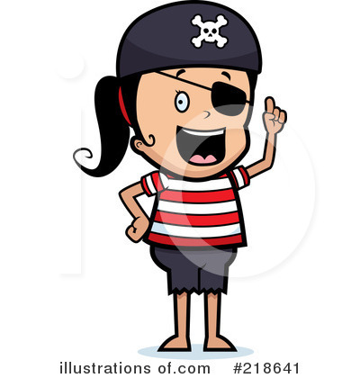 Royalty-Free (RF) Pirate Clipart Illustration by Cory Thoman - Stock Sample #218641