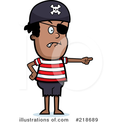 Royalty-Free (RF) Pirate Clipart Illustration by Cory Thoman - Stock Sample #218689