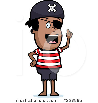 Royalty-Free (RF) Pirate Clipart Illustration by Cory Thoman - Stock Sample #228895