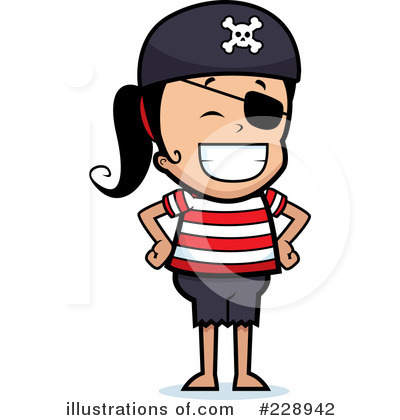 Royalty-Free (RF) Pirate Clipart Illustration by Cory Thoman - Stock Sample #228942