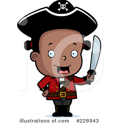 Royalty-Free (RF) Pirate Clipart Illustration by Cory Thoman - Stock Sample #228943