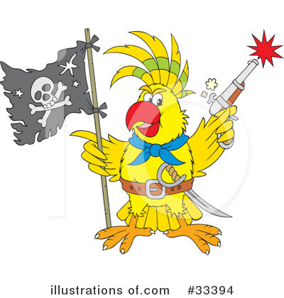 Royalty-Free (RF) Pirate Clipart Illustration by Alex Bannykh - Stock Sample #33394