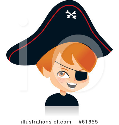 Royalty-Free (RF) Pirate Clipart Illustration by Monica - Stock Sample #61655