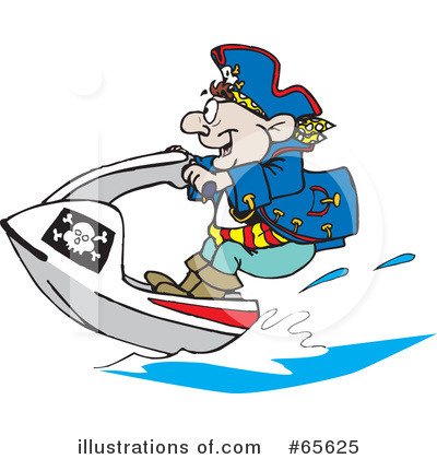 Jet Ski Clipart #65625 by Dennis Holmes Designs