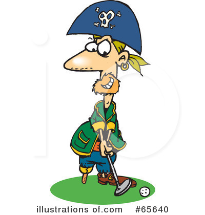 Royalty-Free (RF) Pirate Clipart Illustration by Dennis Holmes Designs - Stock Sample #65640