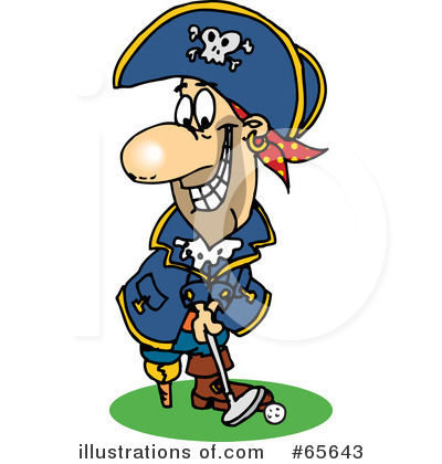 Royalty-Free (RF) Pirate Clipart Illustration by Dennis Holmes Designs - Stock Sample #65643