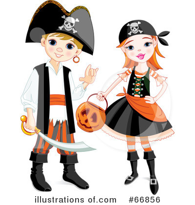 Royalty-Free (RF) Pirate Clipart Illustration by Pushkin - Stock Sample #66856