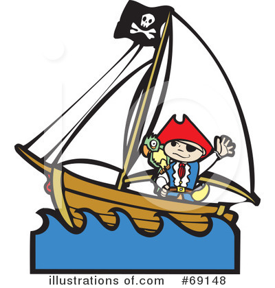 Royalty-Free (RF) Pirate Clipart Illustration by xunantunich - Stock Sample #69148