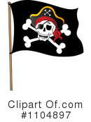 Pirate Flag Clipart #1104897 by visekart