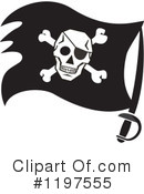 Pirate Flag Clipart #1197555 by Johnny Sajem