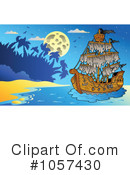 Pirate Ship Clipart #1057430 by visekart