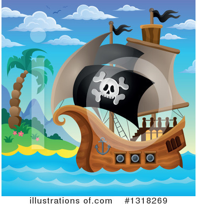 Jolly Roger Clipart #1318269 by visekart