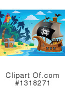 Pirate Ship Clipart #1318271 by visekart