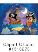 Pirate Ship Clipart #1318273 by visekart